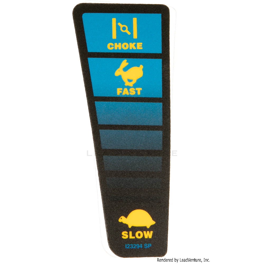 777I23294 - LABEL-THROTTLE/CHOKE