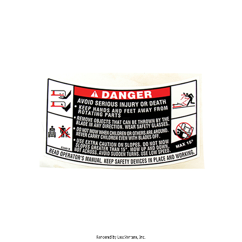 777S30018 - LABEL-DECK SAFETY