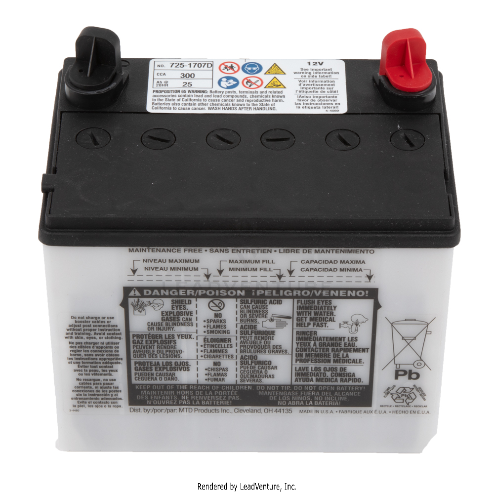 925-1707D - BATTERY