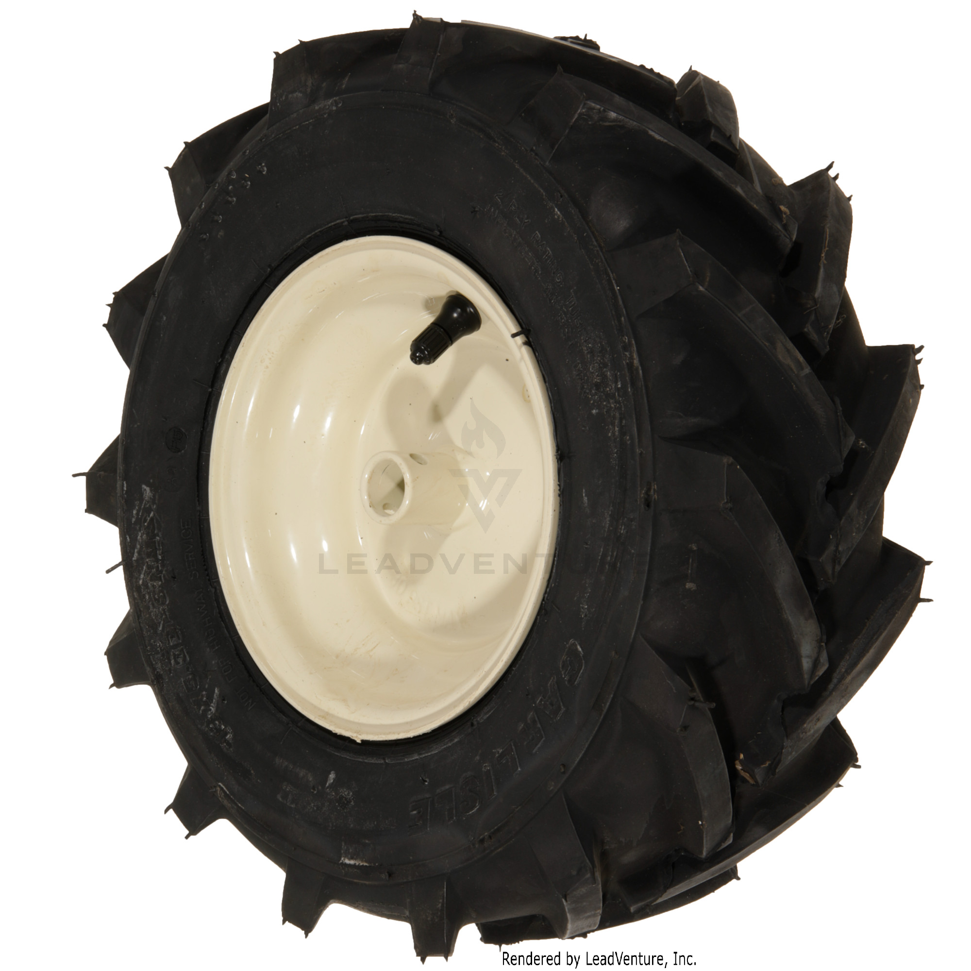934-04736 - TIRE & RIM ASSEMBLY 13X5-6 (BEIGE)