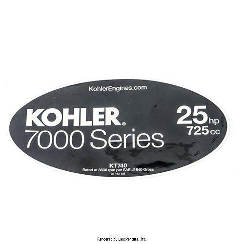KH-32-113-105-S - LABEL-KOHLER 25 7000