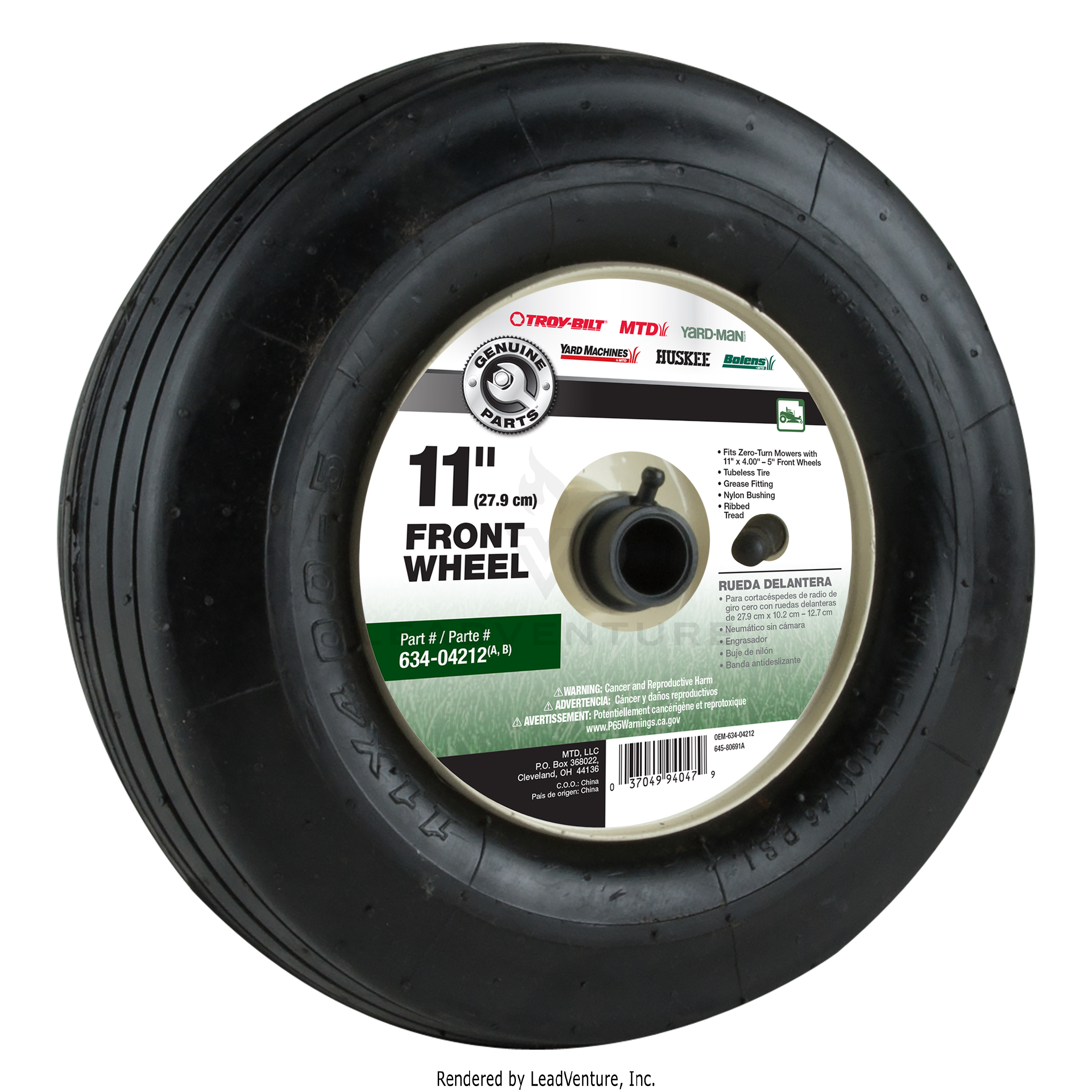 OEM-634-04212 - FRONT WHEEL-RZT