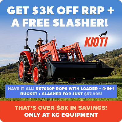 Latest offer: Kioti slasher promotion